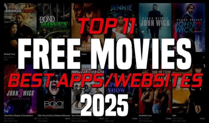 Top Free Movie & TV Streaming Sites in 2025